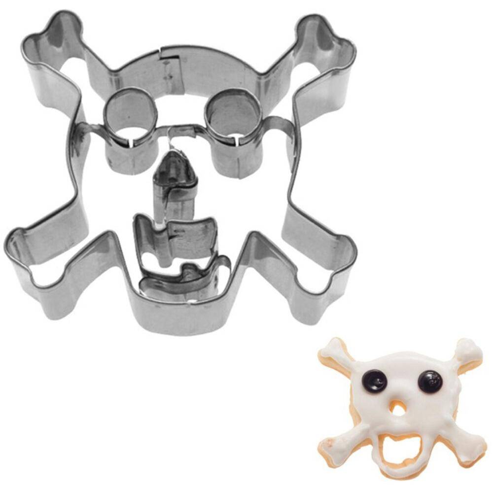 WESTMARK Ausstechform Totenkopf 2D 7 cm aus Edelstahl