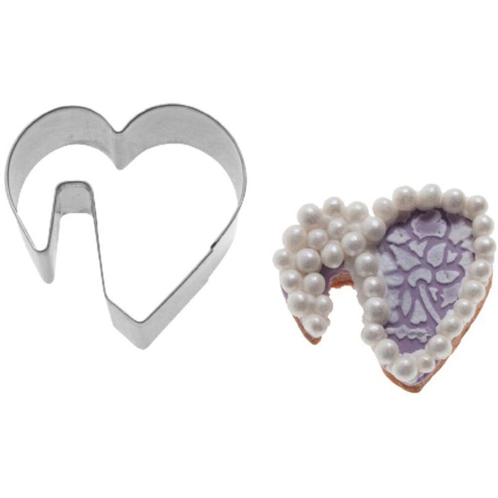 WESTMARK Tassenkeks-Ausstechform Herz 5 cm aus Edelstahl