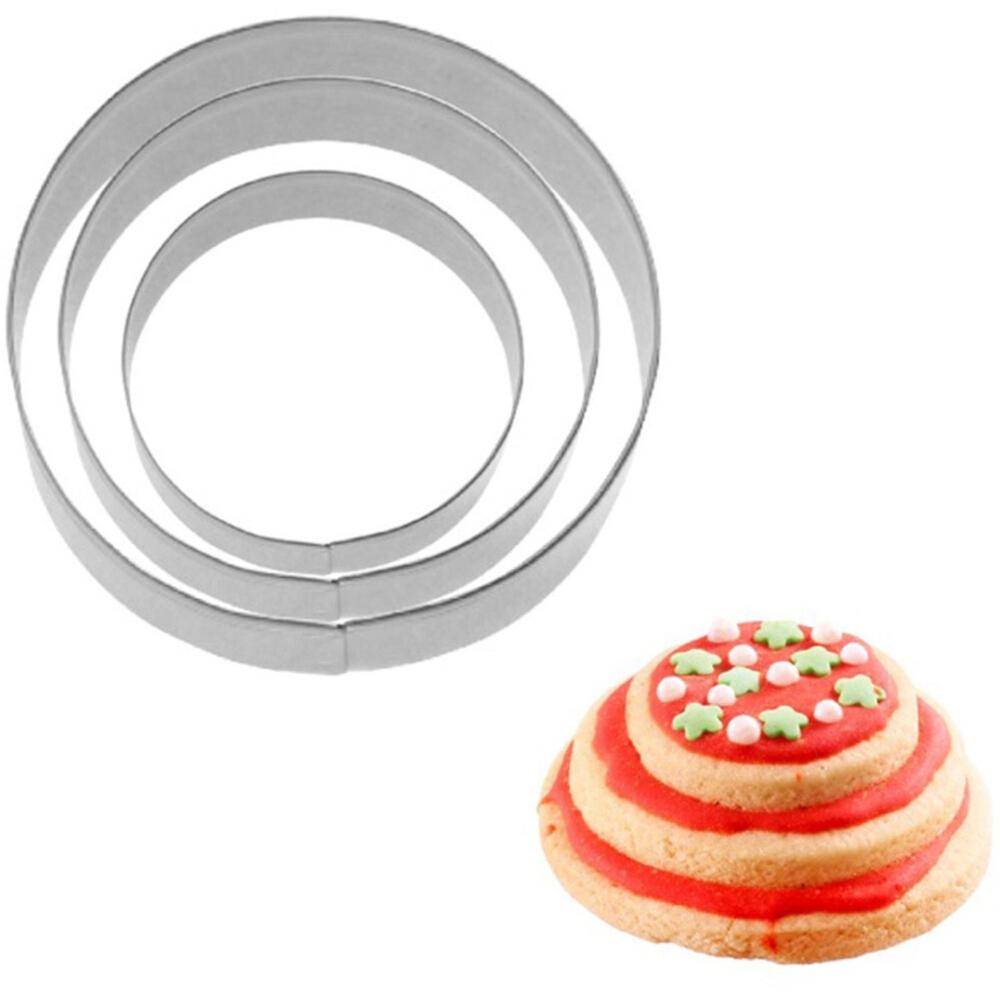 WESTMARK 3 Terrassen-Ausstecher Ring glatt 4 cm, 5 cm, 6 cm aus