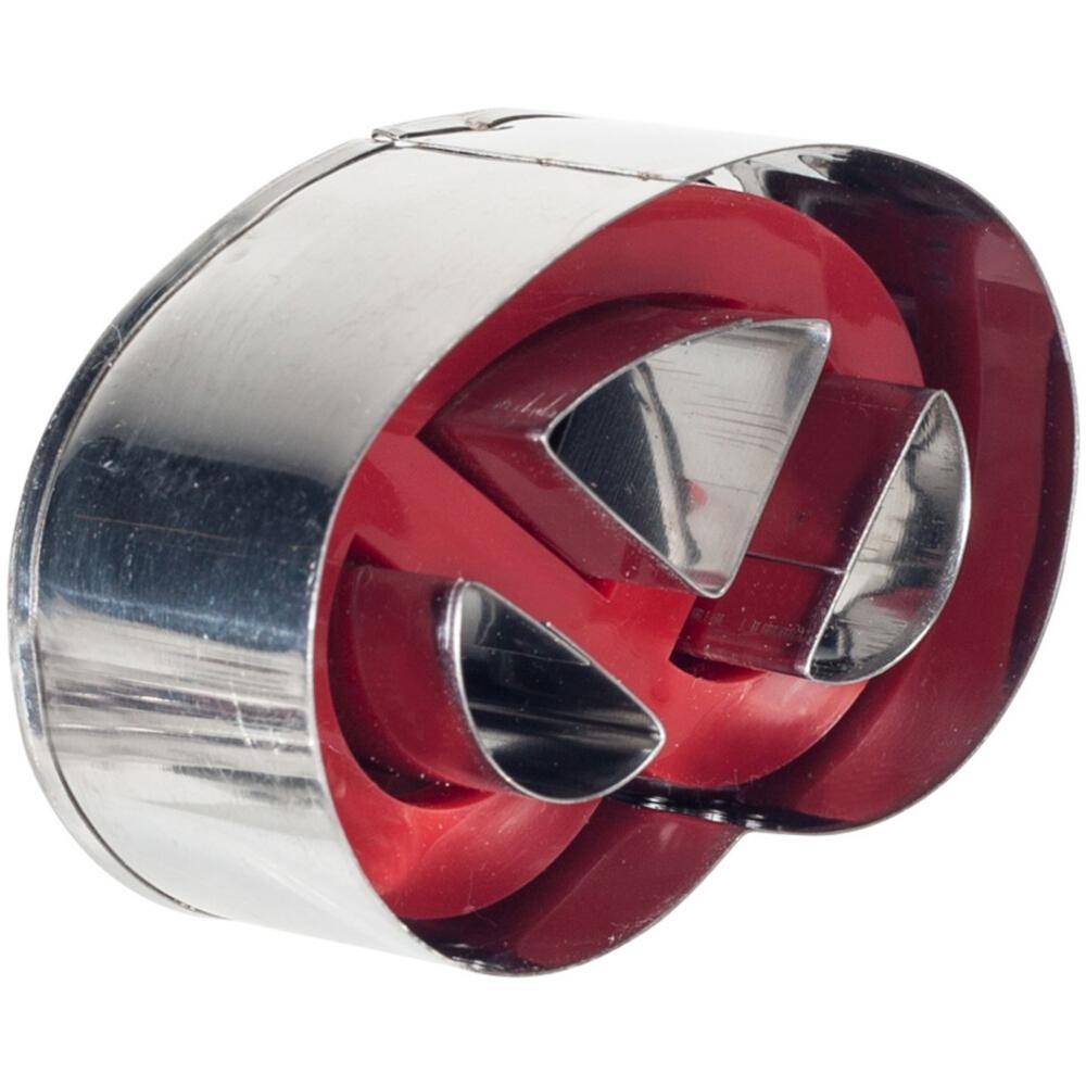 WESTMARK Linzer-Ausstechform Brezel 5 cm aus Edelstahl