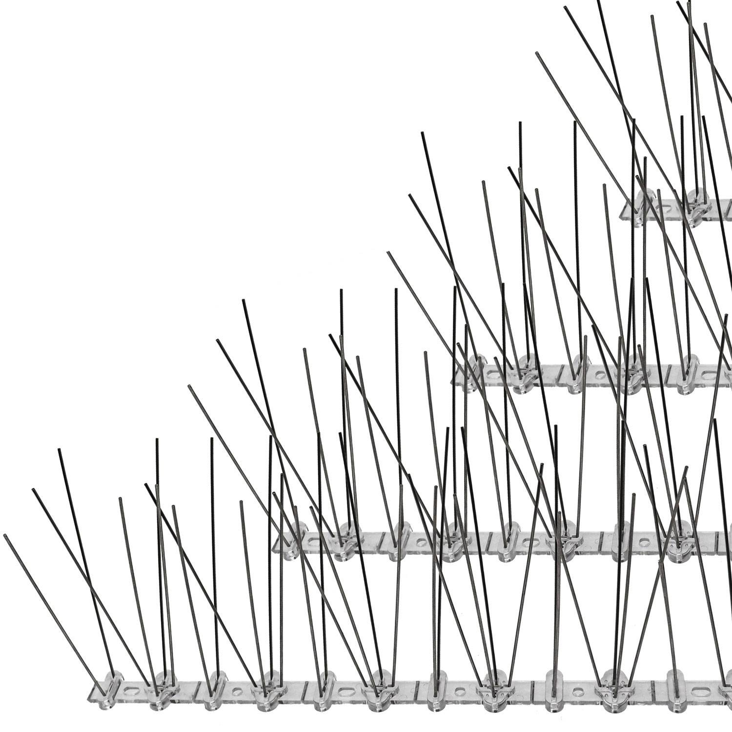 Taubenabwehr Spikes - 6 Meter Kunststoff Tauben Abwehrleiste Vogel Abwehr Spikes