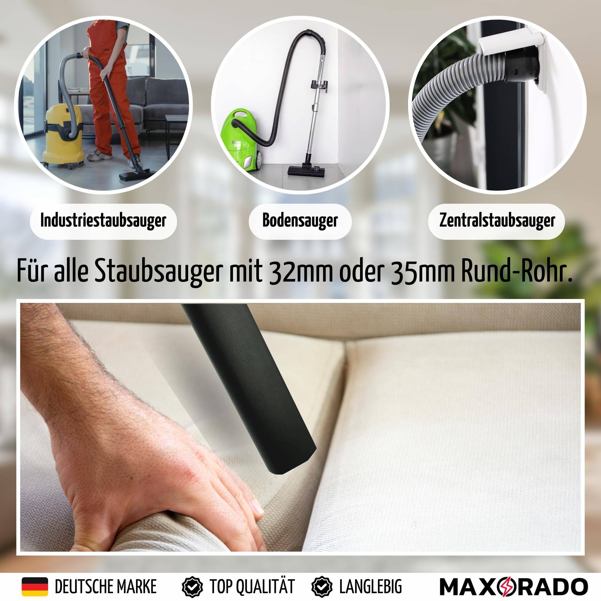 Fugendüse Staubsaugerdüse Staubsaugerzubehör Zubehör für Staubsauger Starmix 14142 3108 417011 13824 iPulse Ersatzteil