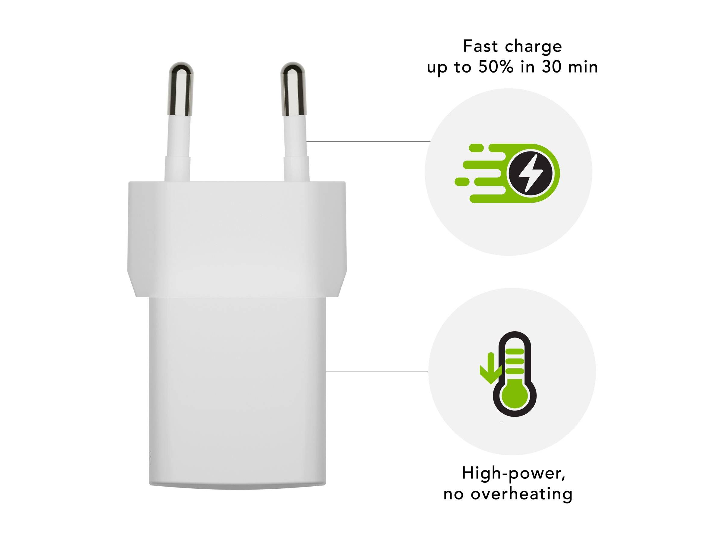 dbramante1928 re-charge - Netzteil - 25 Watt - PD (24 pin USB-C)weiß - Europa