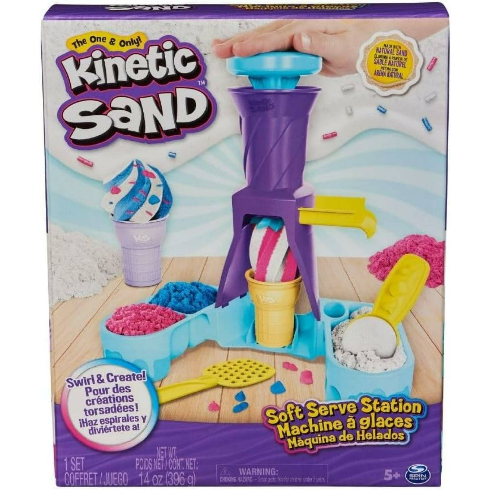 Kinetic Sand Spiel-Set Eiscreme-Station