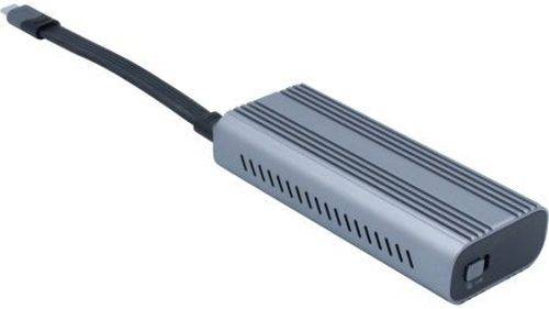 M.2 SSD Gehäuse, USB 4 / Thunderbolt 4 40 Gbit/s Typ-C Anschluss, für M.2 NVMe/PCIe SSD