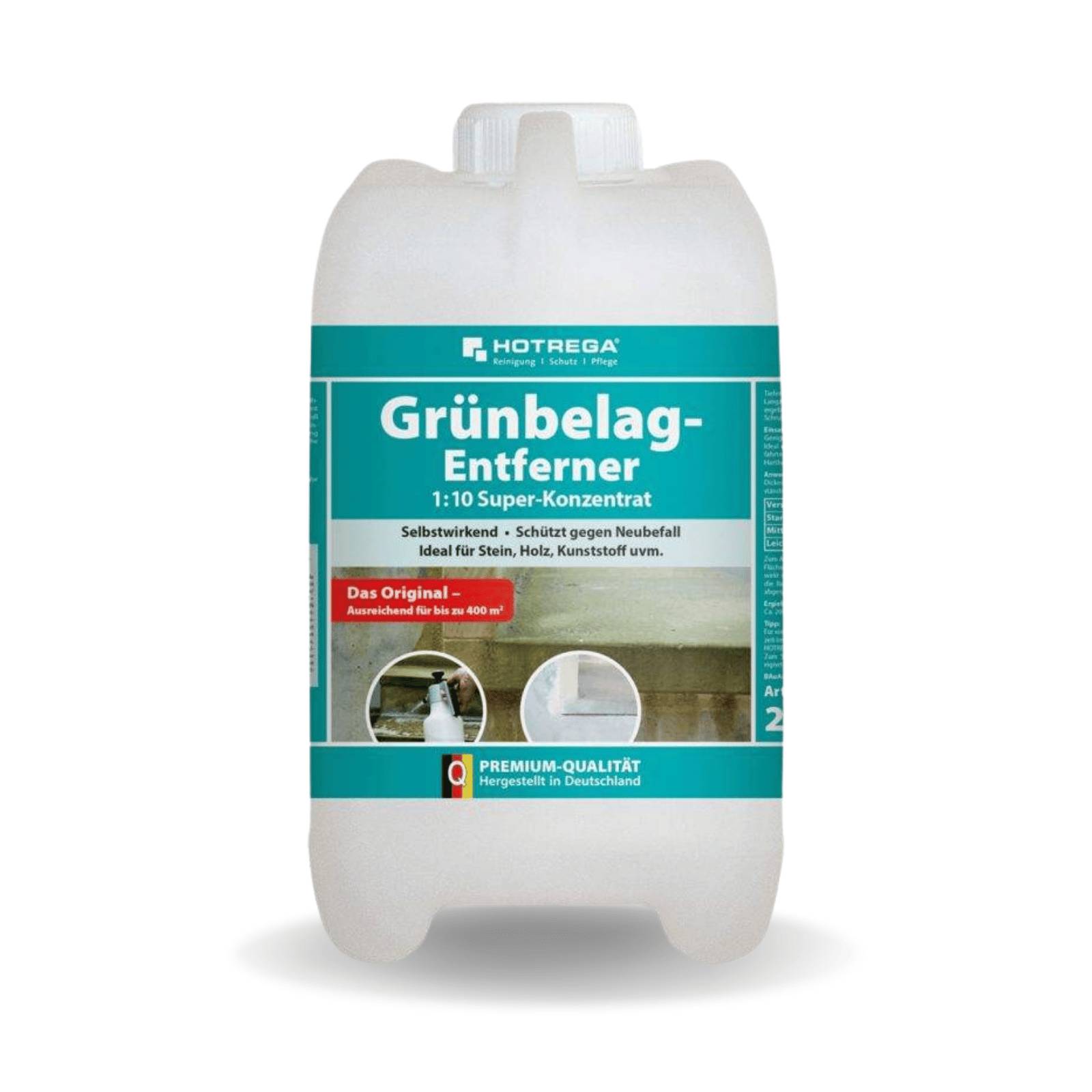 HOTREGA Grünbelagentferner Super Konzentrat Großgebinde - Inhalt:2 Liter