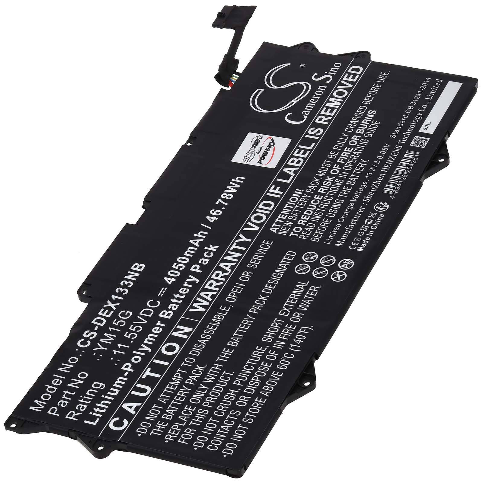 Powery Akku für Dell XPS 13 9315 XPS 13 9315-D1705S Laptop, 11,55V, Li-Ion