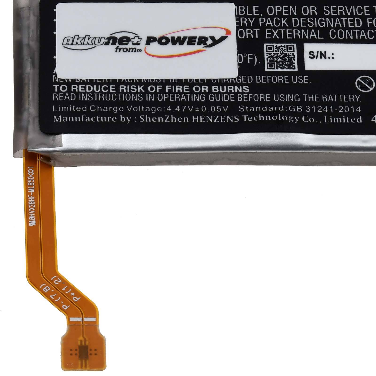 Powery Akku für Samsung SM-F711T Smartphone, 3,88V, Li-Polymer