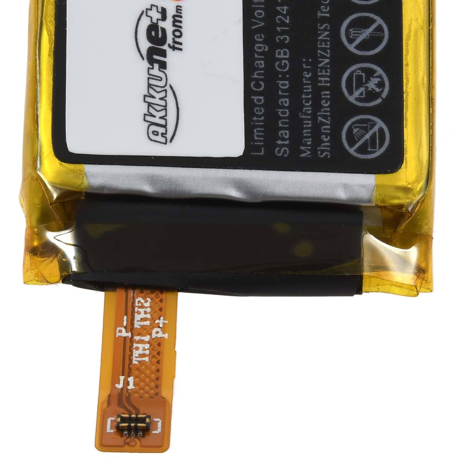 Powery Akku passend für Smartwatch Fossil Sport 4. Generation 41mm Typ APP00286, 3,85V, Li-Polymer