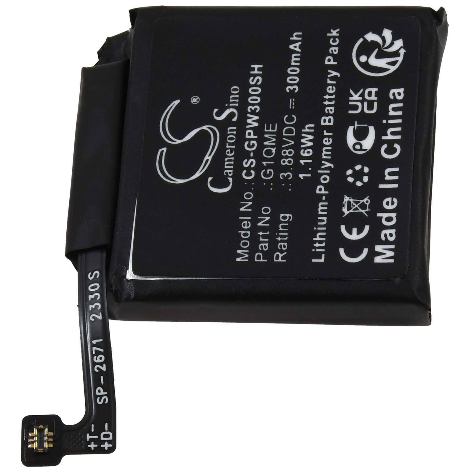 Powery Akku für Smartwatch Google Pixel Watch 3 / Typ G1QME, 3,88V, Li-Polymer