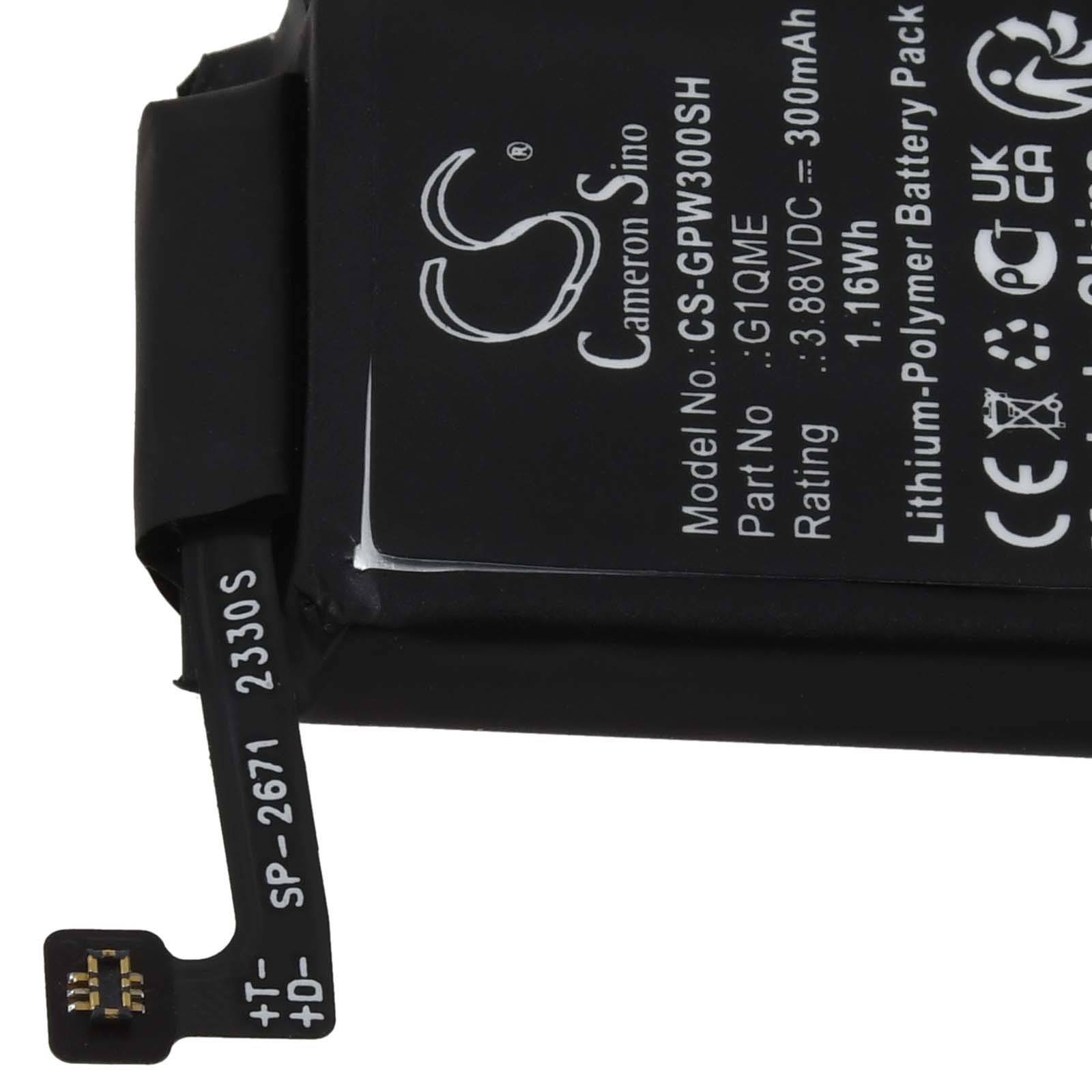 Powery Akku für Smartwatch Google Pixel Watch 3 / Typ G1QME, 3,88V, Li-Polymer