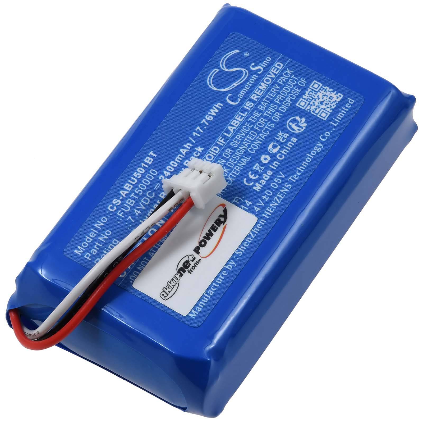Powery Akku für Abus FUAA50600 Funk-Alarmanlage, 7,4V, Li-Polymer