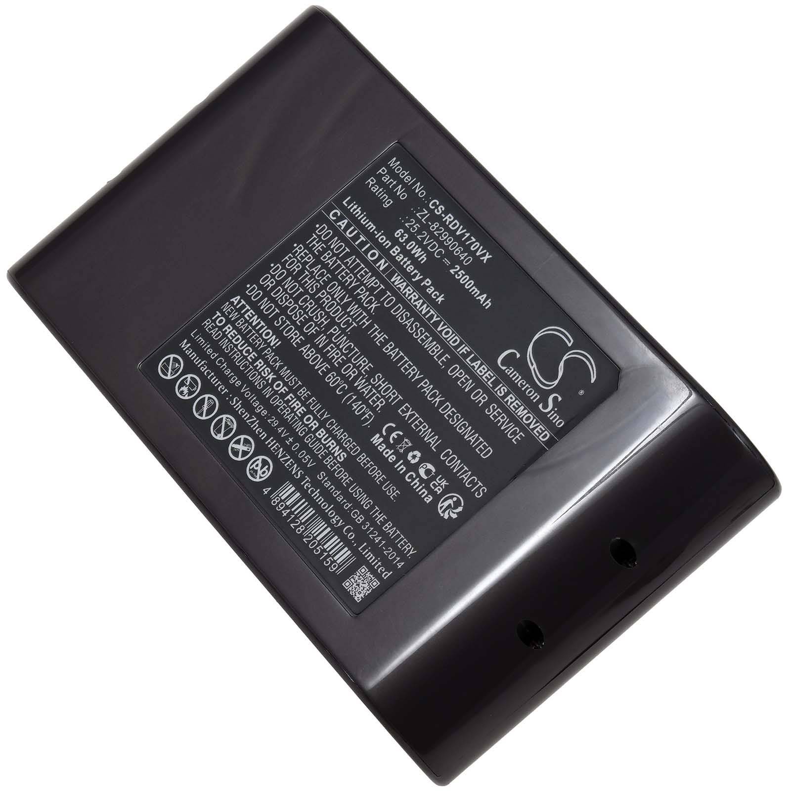 Powery Akku passend für Hand-Staubsauger RedRoad V17 Typ ZL-82990640 nur für 25,2V Version, 25,2V, Li-Ion