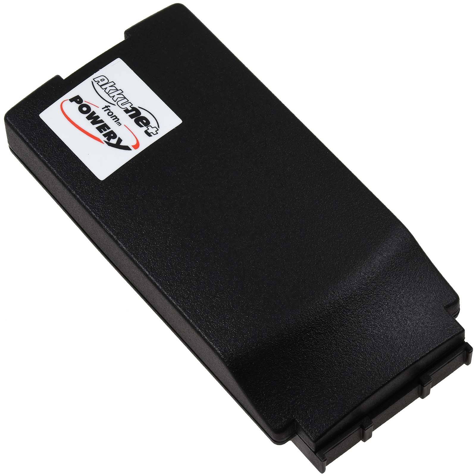 Powery Akku für Akerströms 200J MC98 Kransteuerung, 2,4V, NiMH