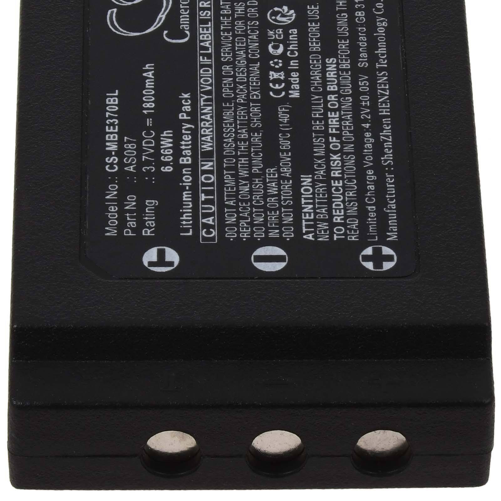 Powery Akku kompatibel mit IMET Typ BE3700, 3,7V, Li-Ion