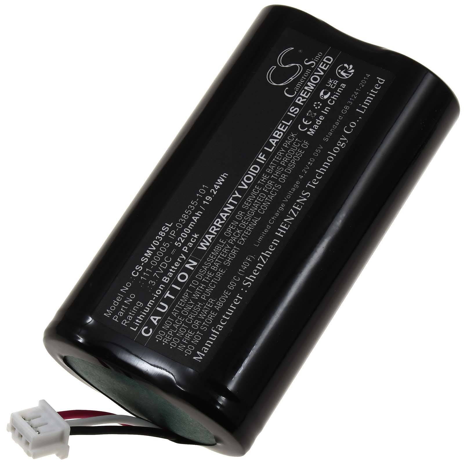 Powery Akku passend für Lautsprecher Sonos Roam Typ IP-038535-101, 3,7V, Li-Ion