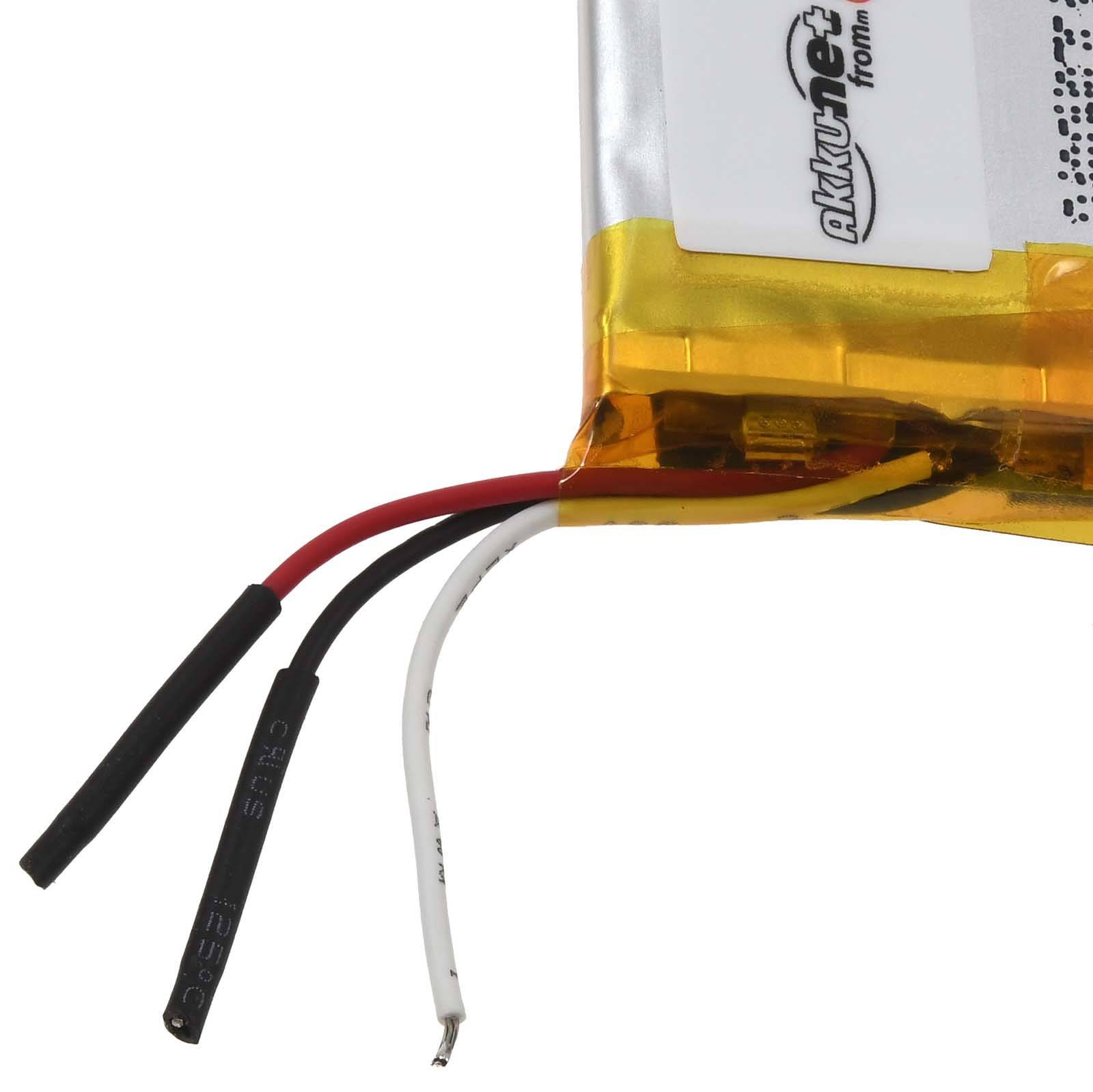 Powery Akku für Microsoft Surface 2 wireless Kopfhörer Headphones, 3,7V, Li-Polymer