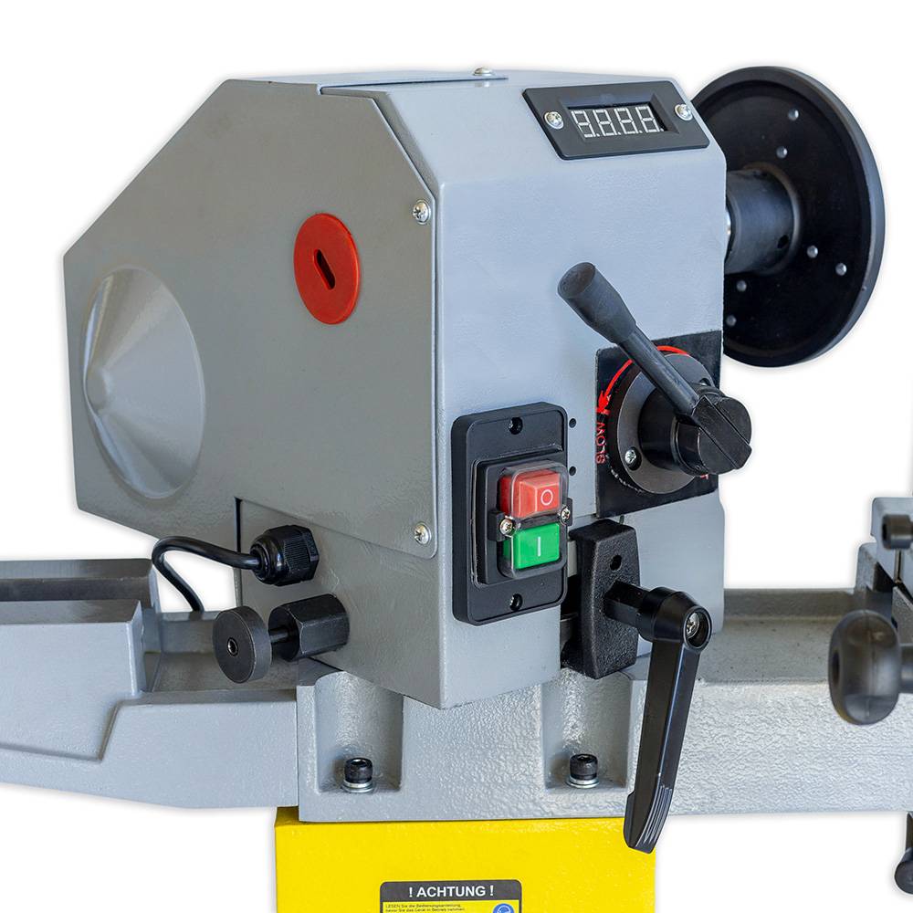 BAMATO Drechselmaschine WL-1100V mit drehbarem Spindelstock