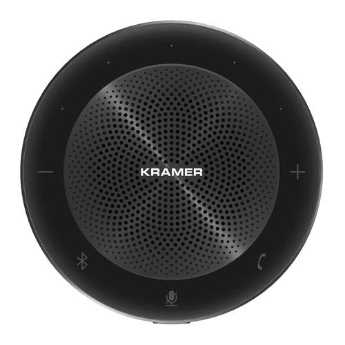 KRAMER K-SPEAK - Omnidirektionales Speakerphone (360° Tonaufnahme | Bluetooth | AUX | USB-C)