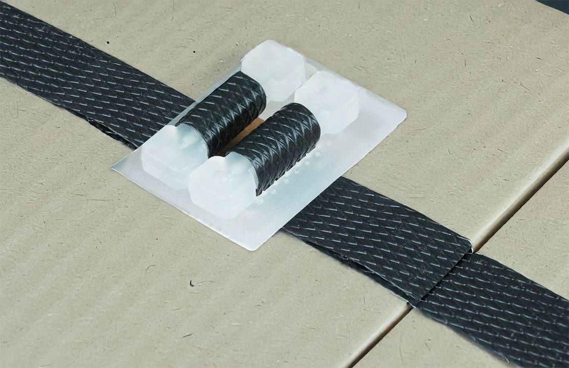 Berger & Schröter | PP-Umreifungsset mit 200 Kunststoffschnallen + 600m Umreifungsband