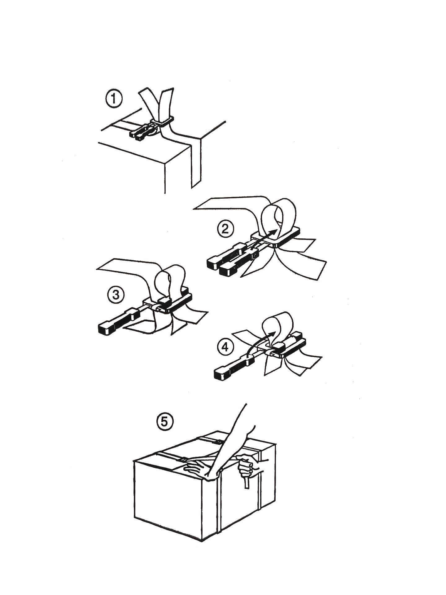 Berger & Schröter | PP-Umreifungsset mit 200 Kunststoffschnallen + 600m Umreifungsband