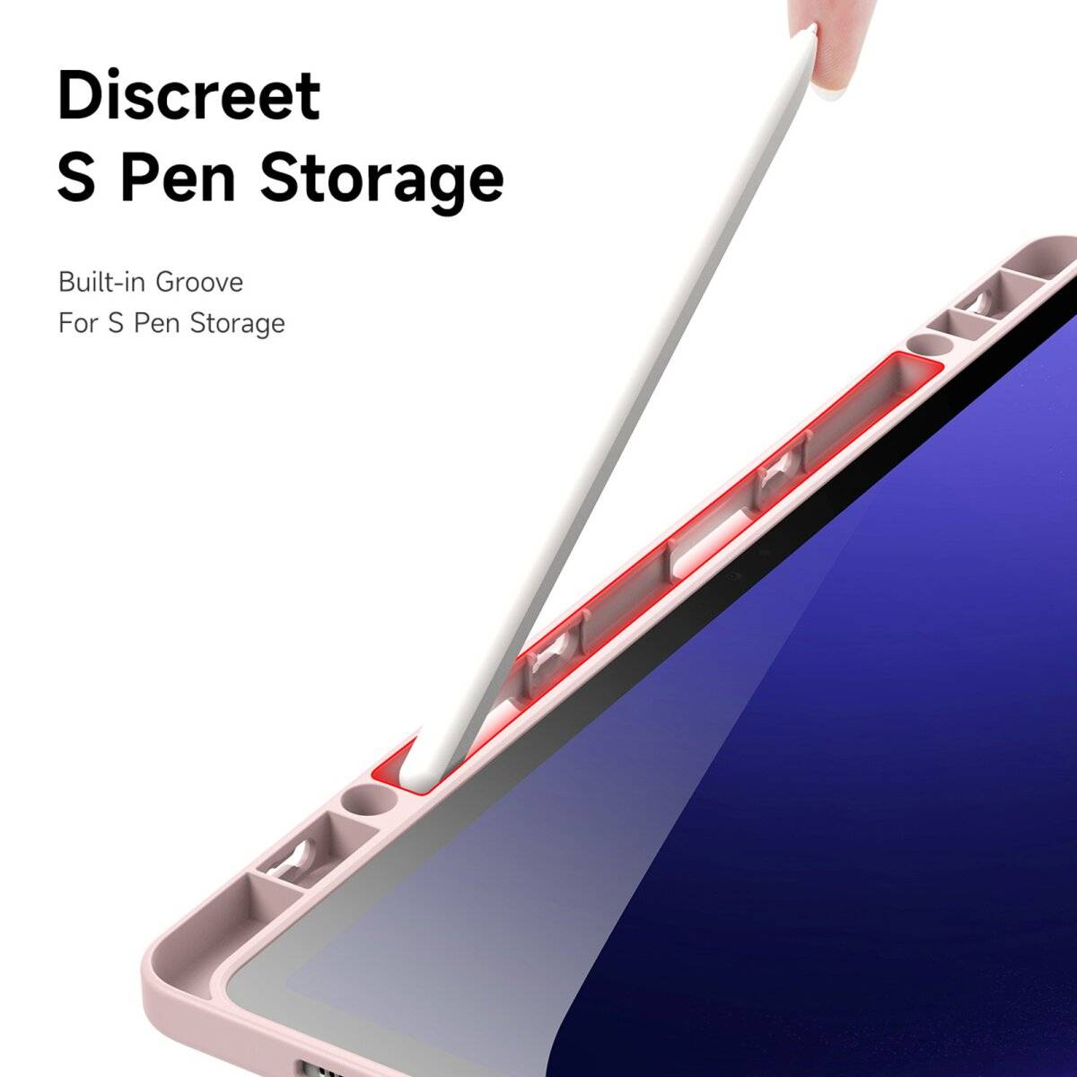 Dux Ducis Magi Schutzhülle Tablet-Hülle mit Standfunktion & Stifthalter kompatibel mit Samsung Galaxy Tab S10 Lite Pink