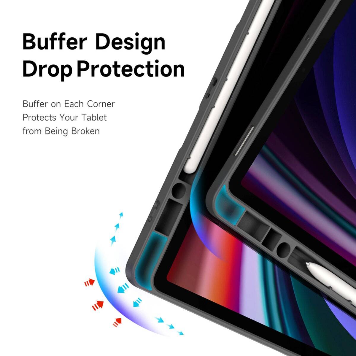 Dux Ducis Magi Schutzhülle Tablet-Hülle mit Standfunktion & Stifthalter kompatibel mit Samsung Galaxy Tab S10 Lite Pink