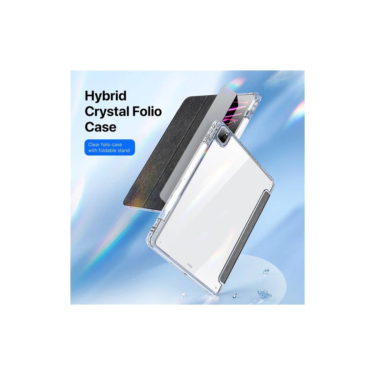 Tablet-Hülle mit Stifthalter & Auto Sleep Wake für Samsung Galaxy Tab S10 Ultra Schwarz