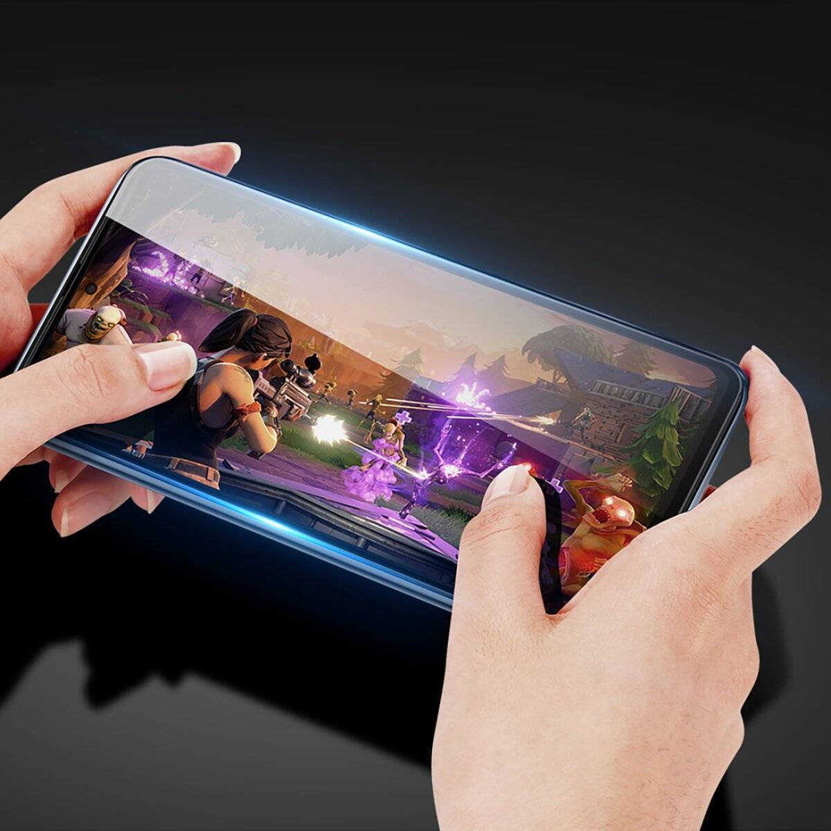 5D Schutz Glas für Realme 12 Plus Curved Vollständig Klebend und Abdeckung