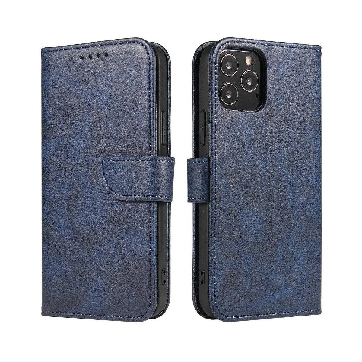 Premium Magnet Case Hülle Standfunktion Zubehör für Samsung Galaxy A53 Blau
