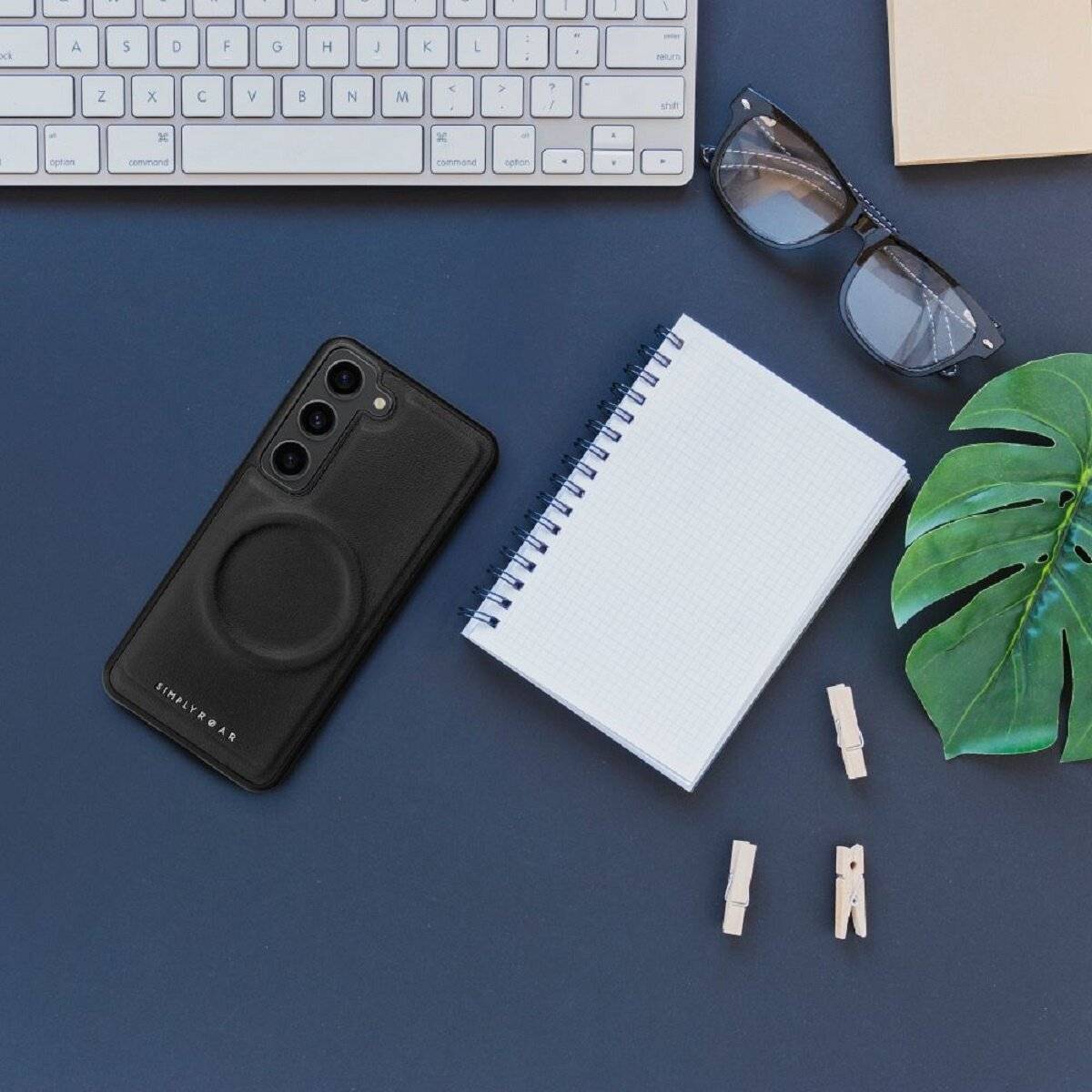 Roar Mag Morning Case Handyhülle für Samsung Galaxy A54 Schwarz