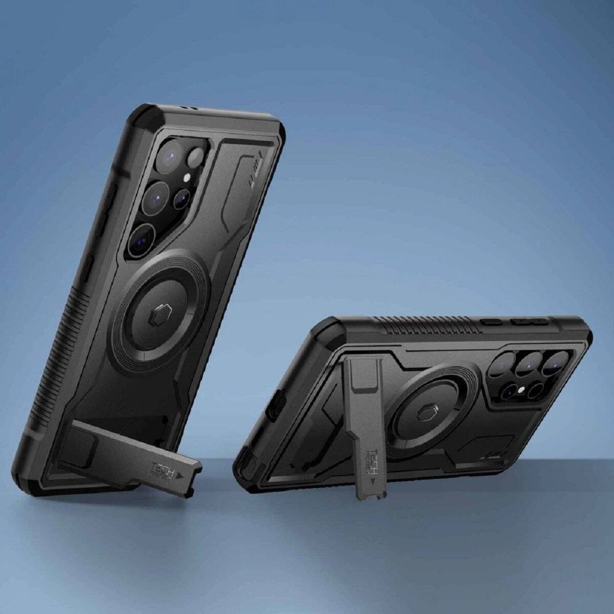 TechProtect Kevlar Handyhülle 360° rundum Schutz Smartphone Hülle Kompatibel mit Samsung Galaxy S24