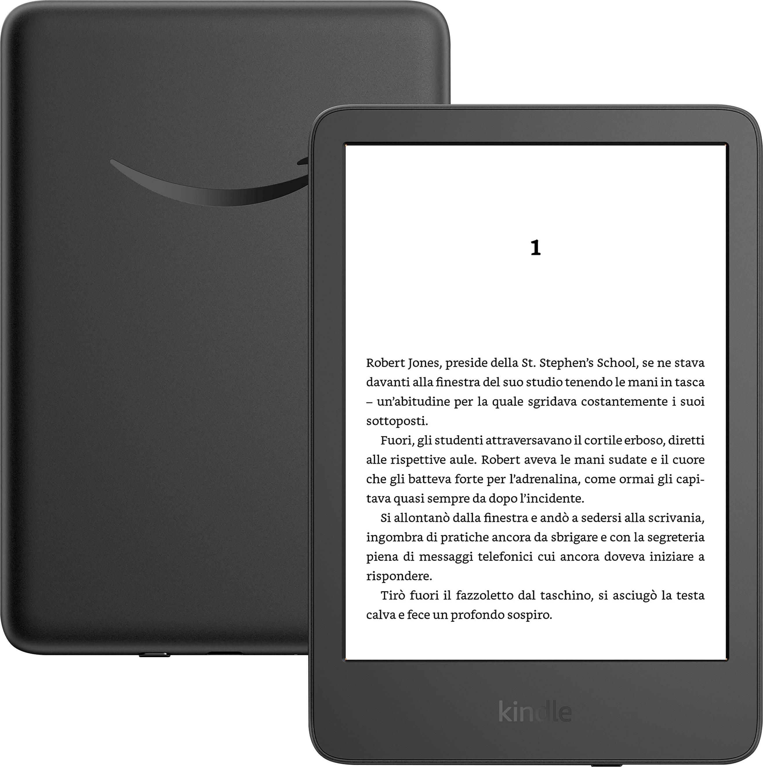 AMAZON E-Book-Reader Kindle (2024) schwarz mit Werbung