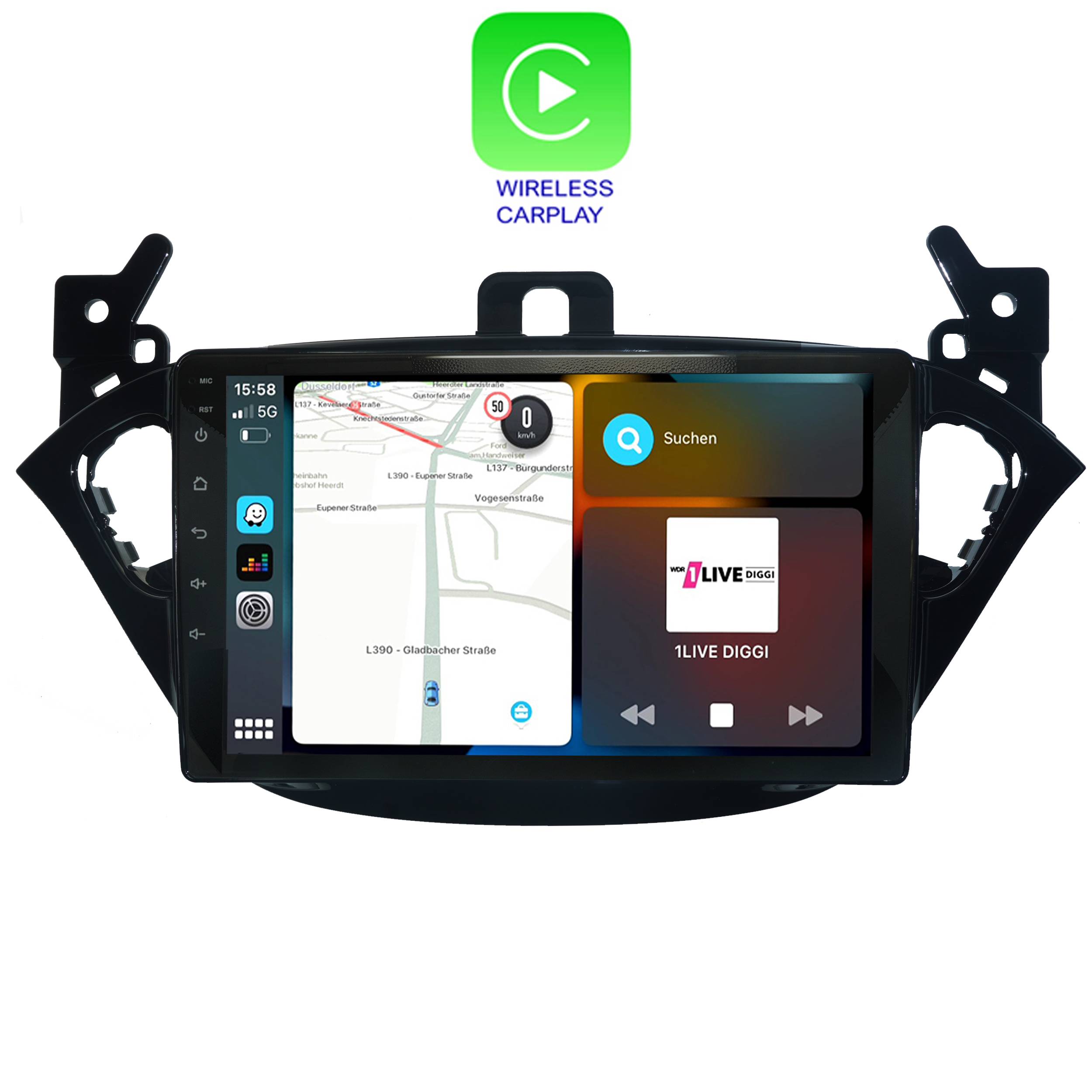 Für Opel Adam Corsa E 9" Touchscreen Android Autoradio Navi GPS CarPlay