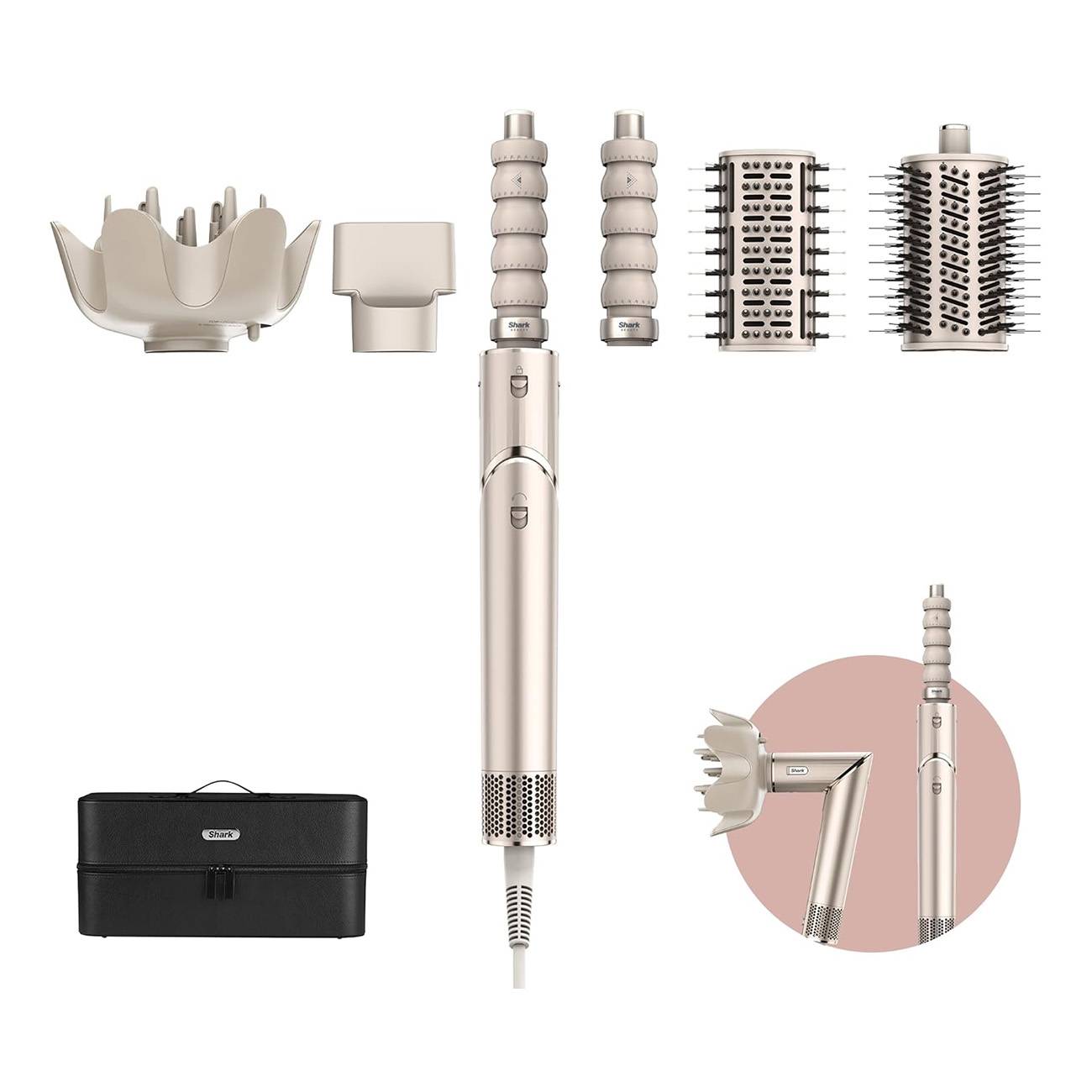 Shark Shark FlexStyle 5-in-1 Haarstyler und -trockner - Stone HD446SLEU Haartrockner