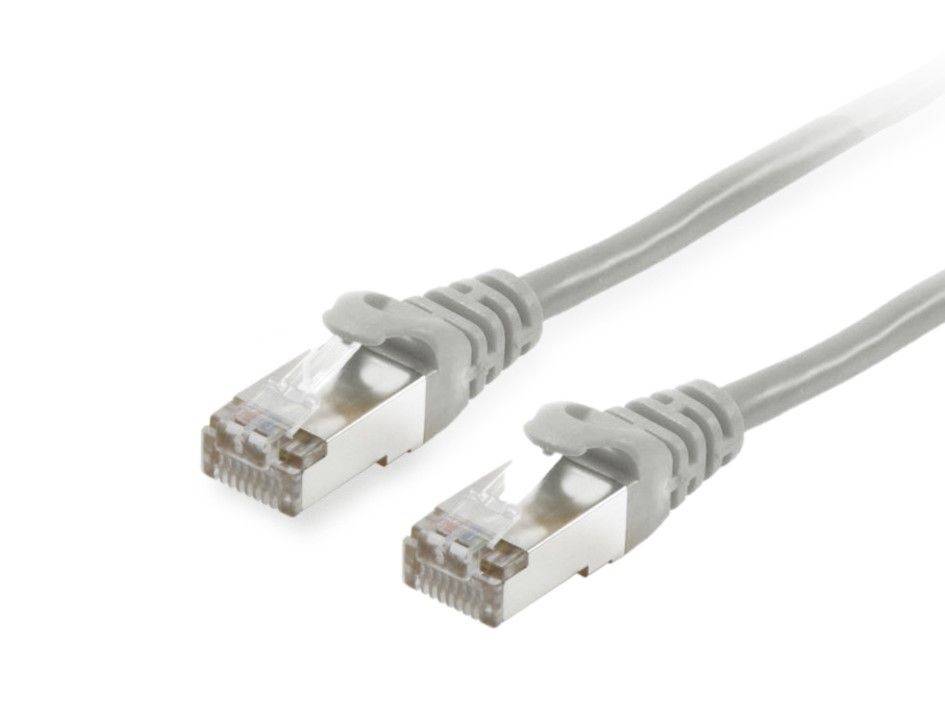 Equip Patchkabel Cat6A S/FTP 2xRJ45 0.15m grau