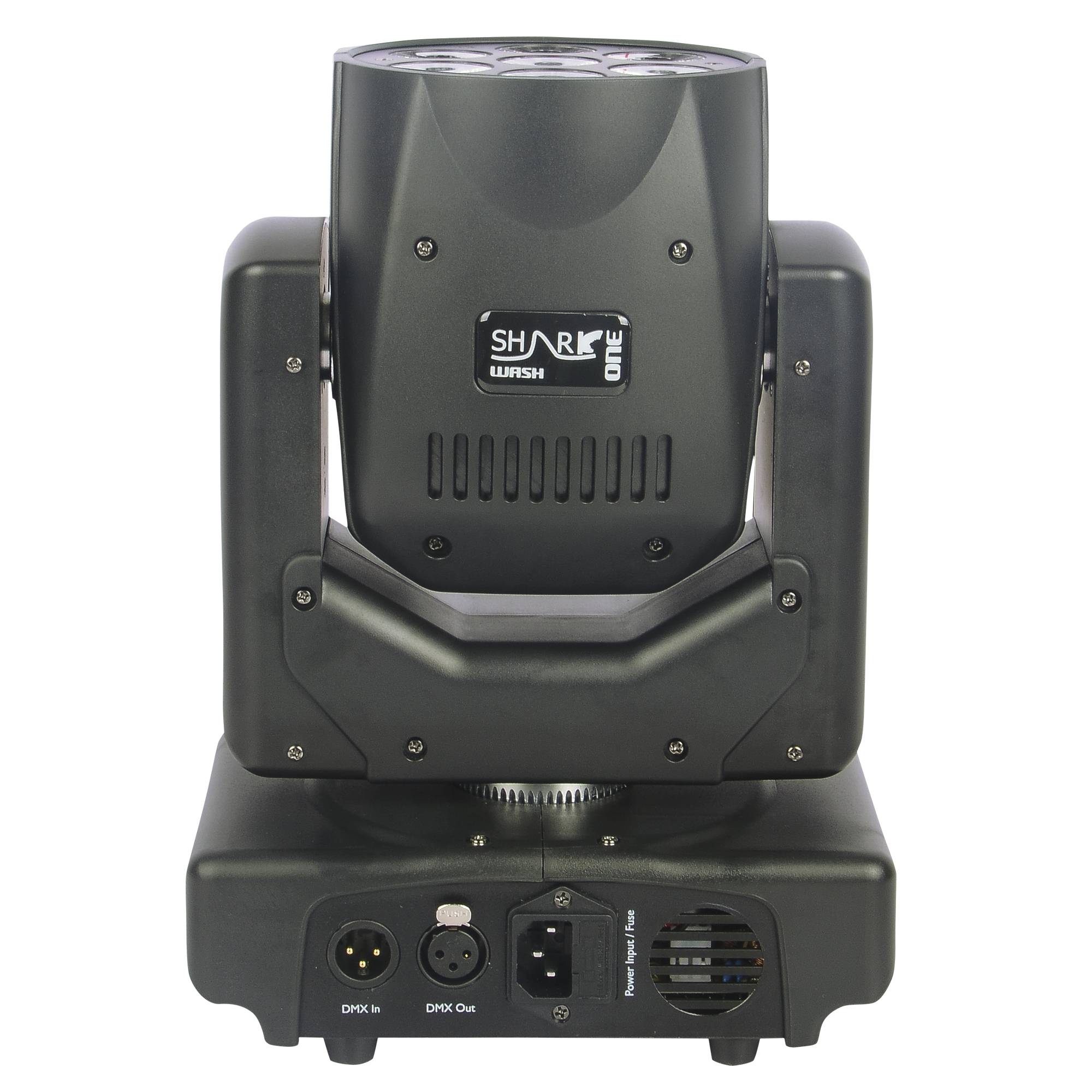 Showtec Shark Wash One 7x 12 W RGBWA-UV LED-Wash Moving Head