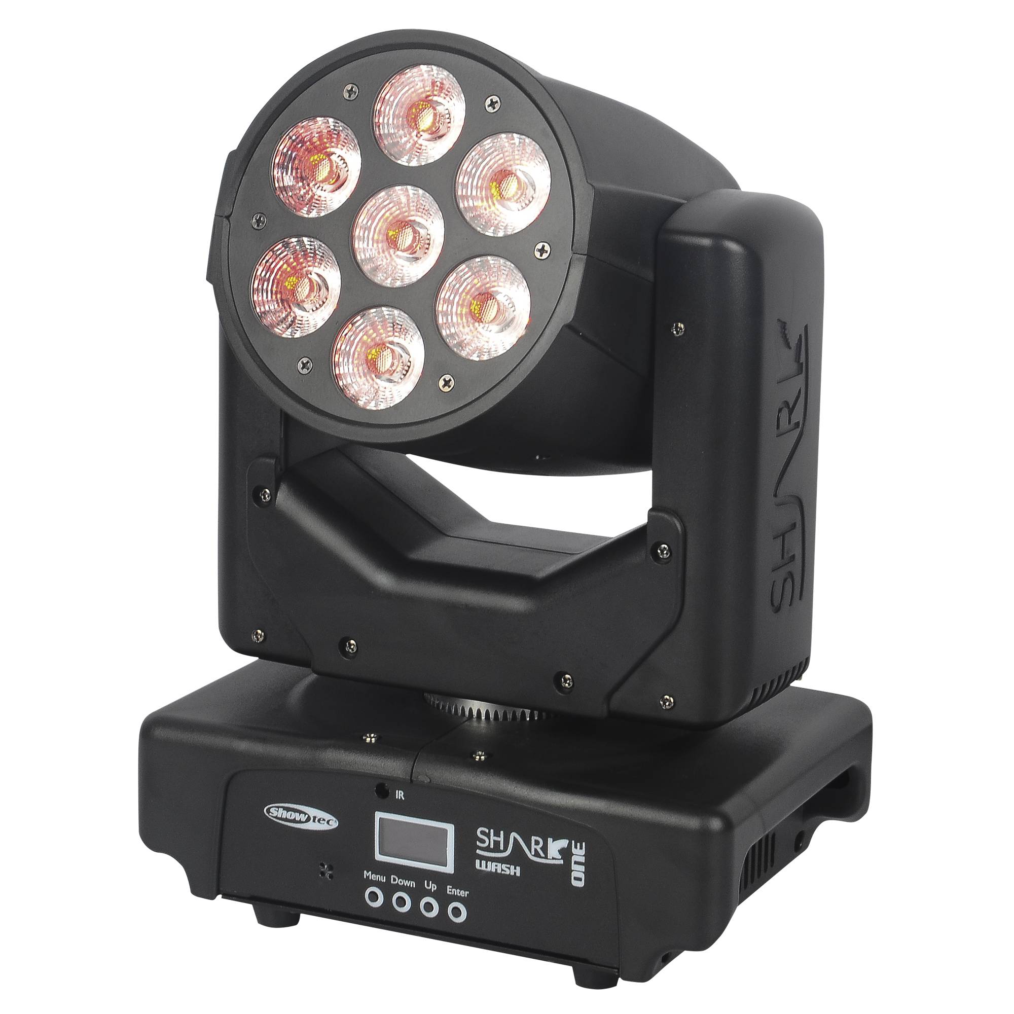 Showtec Shark Wash One 7x 12 W RGBWA-UV LED-Wash Moving Head