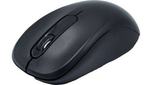 Dacomex wireless Maus M230-W, USB, aus bis zu 50% Recycling-Material, schwarz