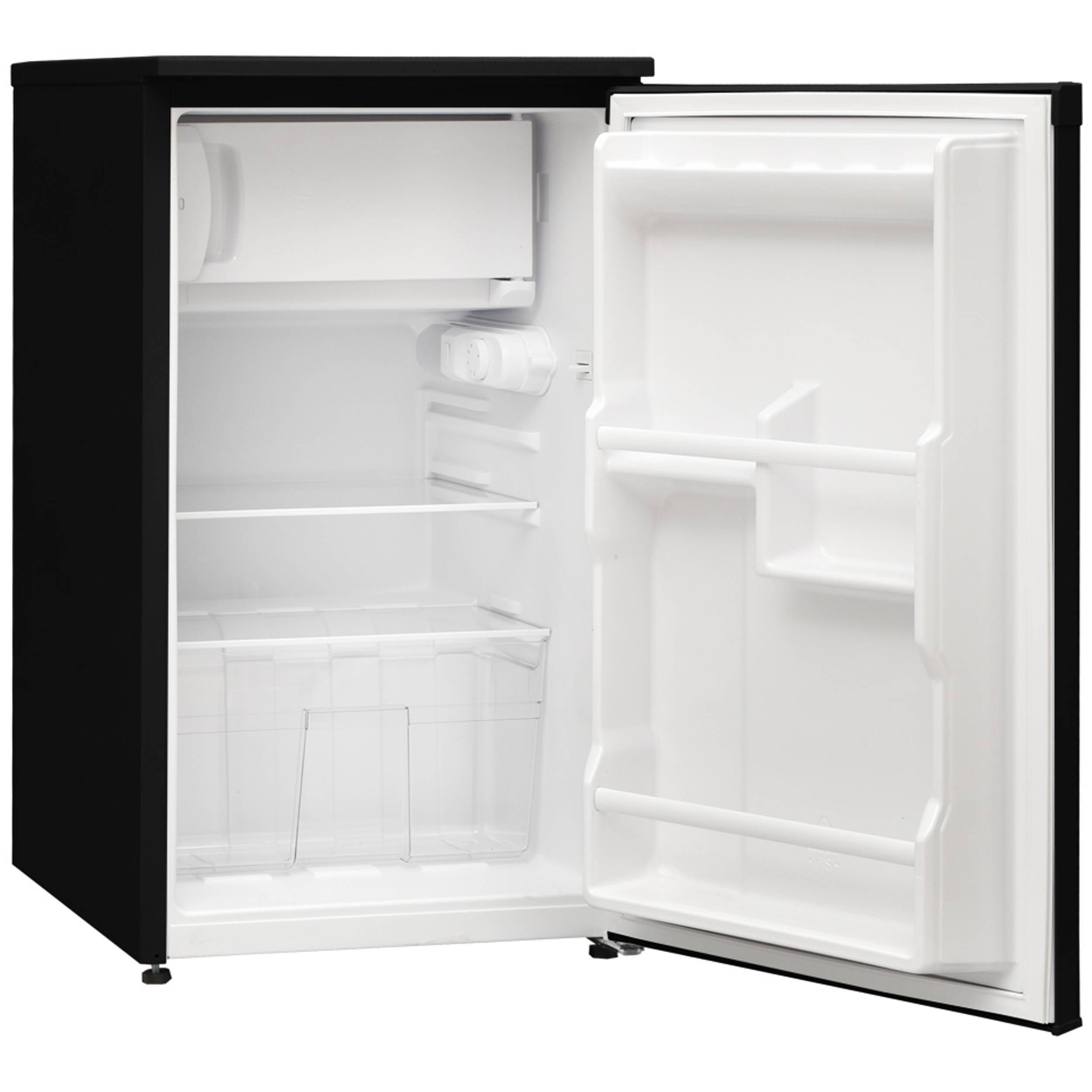 Telefunken Kühlschrank mit Gefrierfach (2-Sterne) | Freistehend | 81 Liter | Kühlschrank klein | CF-32-152-B schwarz