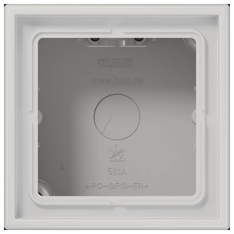 Jung Aufputz-Kappe 1fach lgr LS 581 A LG