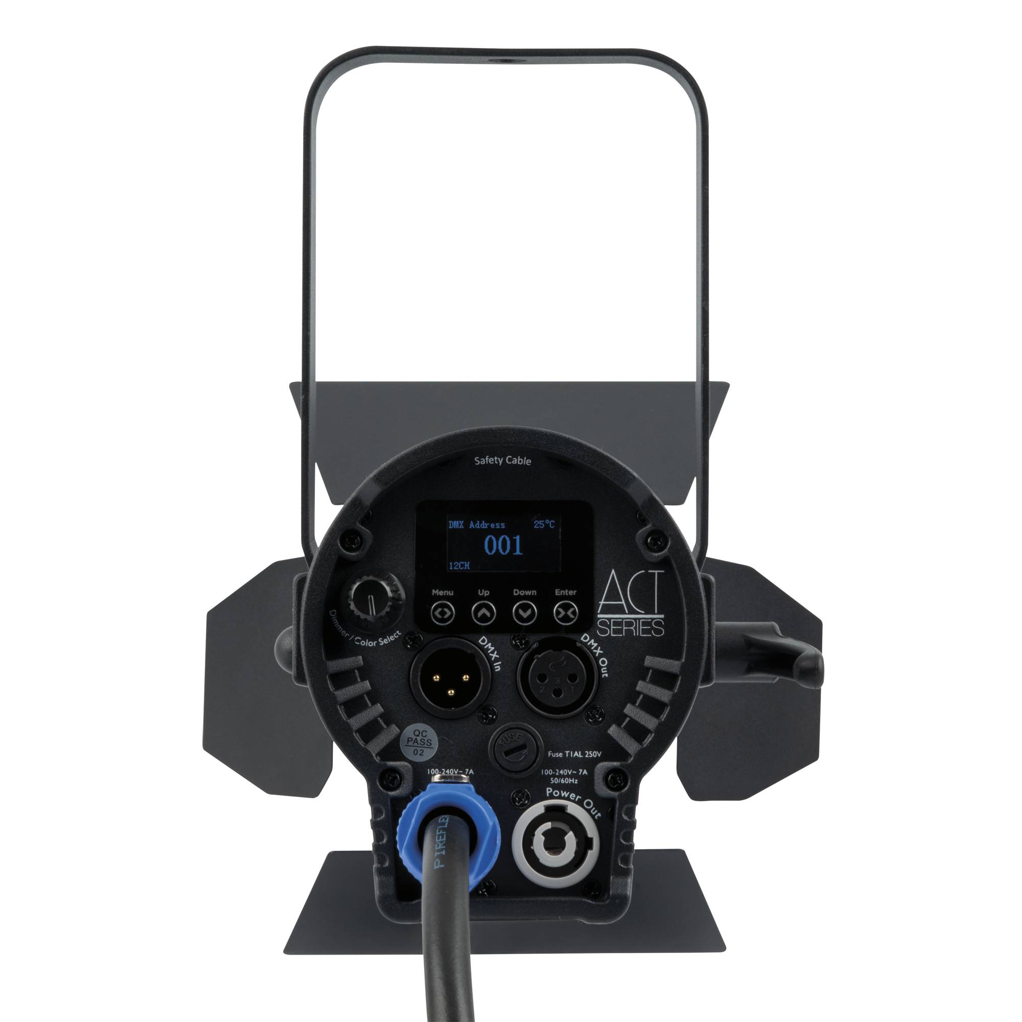 Showtec ACT 50 RGBAL-LED-Fresnelscheinwerfer kompakt 50W für Theater