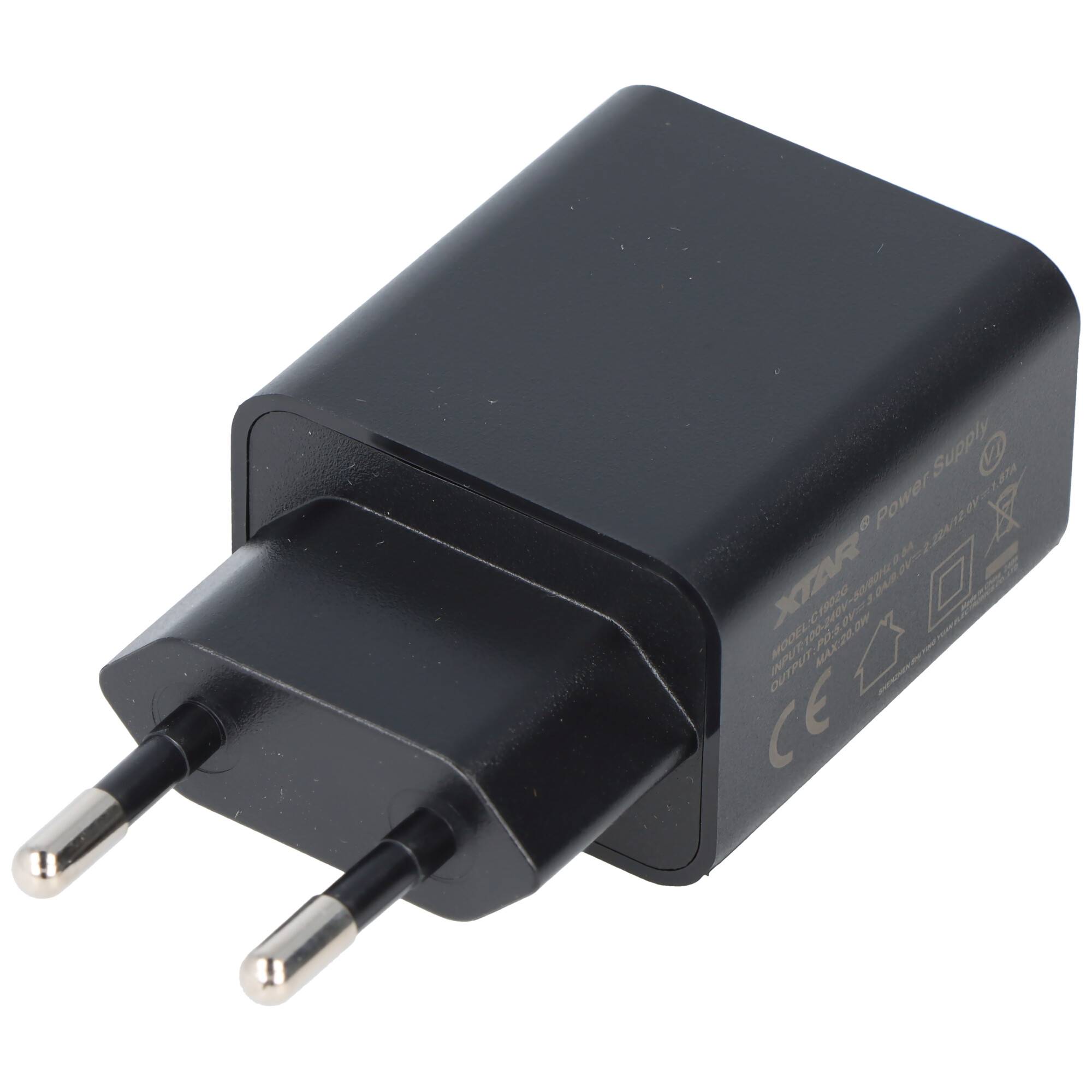 USB-C Netzteil XTAR PD20W mit Schnellladefunktion, Power Delivery, lädt QC2.0, QC3.0 und PD