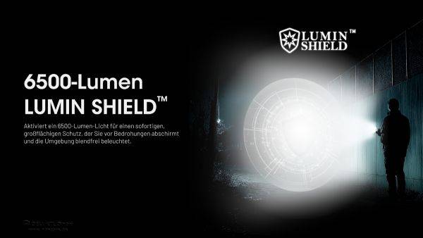 Nitecore EDC29 Luminblade EDC-Taschenlampe mit taktischen Funktionen, max. 6500 Lumen, M-Turbo, UHi 20 MAX LEDs