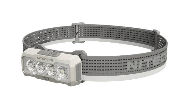 Nitecore NU27 Stirnlampe weiß mit mehreren Farbtemperaturen, MCT UHE LEDs, ultraleicht, 600 Lumen, dreidimensionales Flä