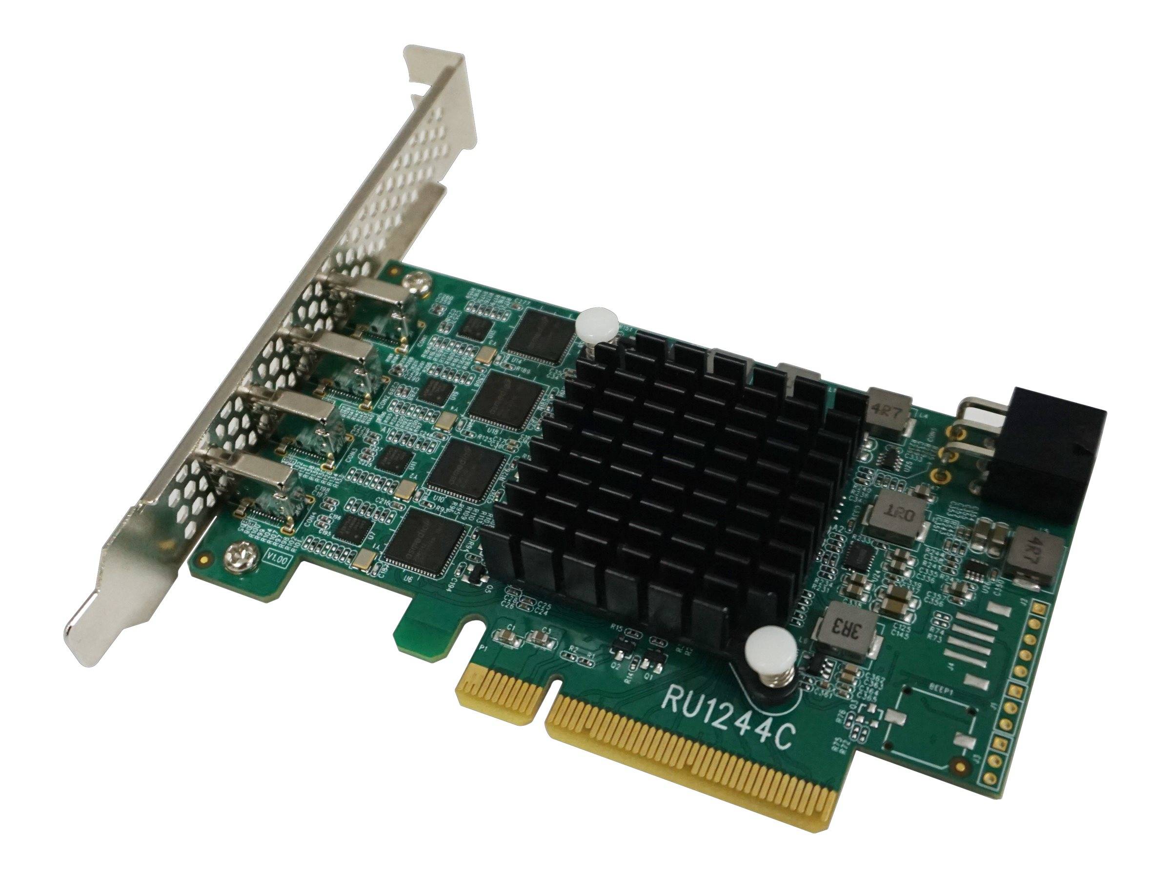 HighPoint RocketU 1244C - USB-Adapter - PCIe 3.0 x8 Low-Profile