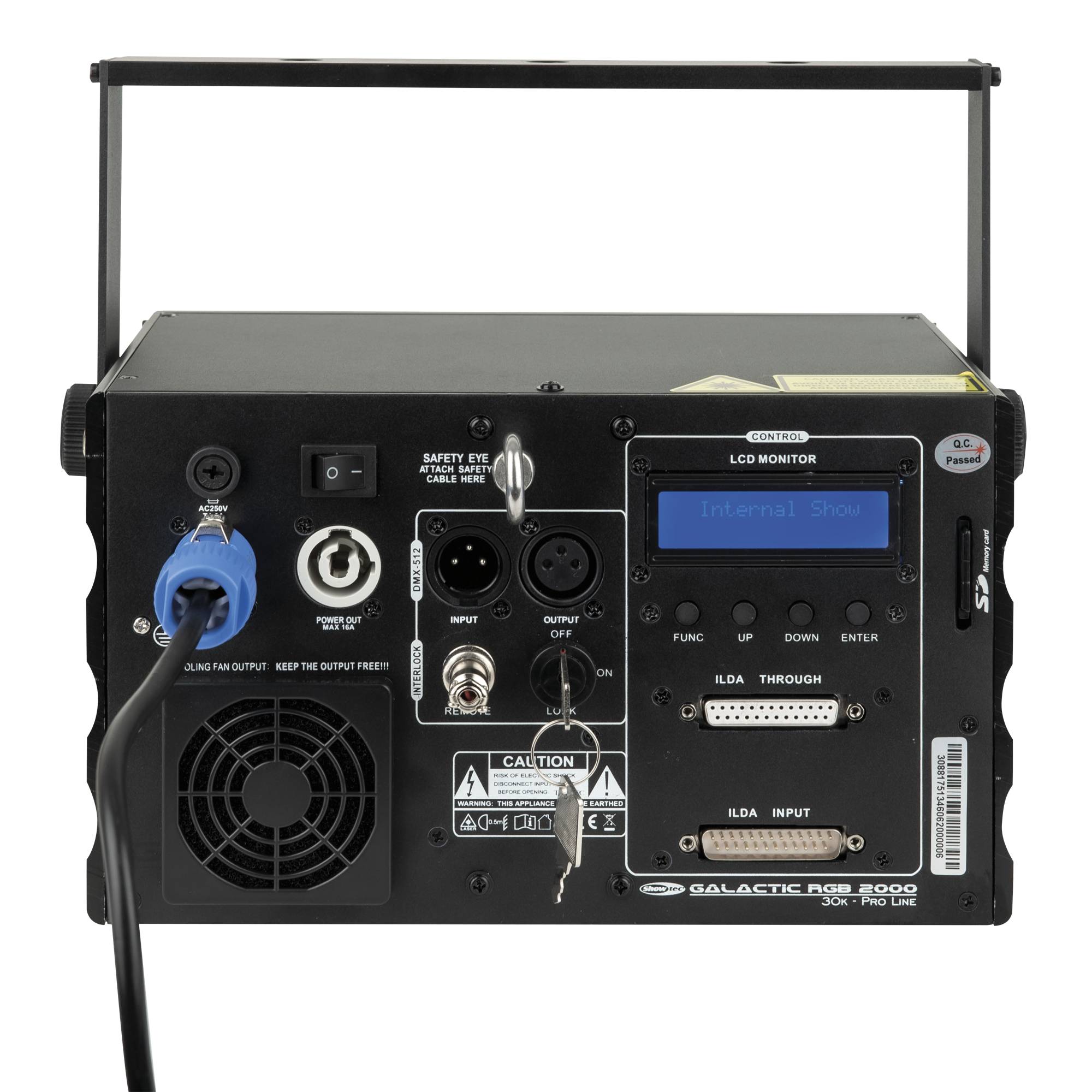 Showtec Galactic RGB-2000 2000-mW Full Colour Laser mit ILDA