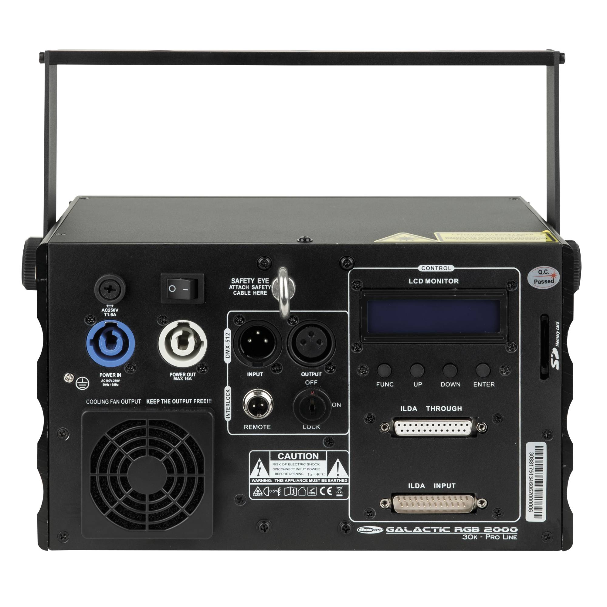 Showtec Galactic RGB-2000 2000-mW Full Colour Laser mit ILDA