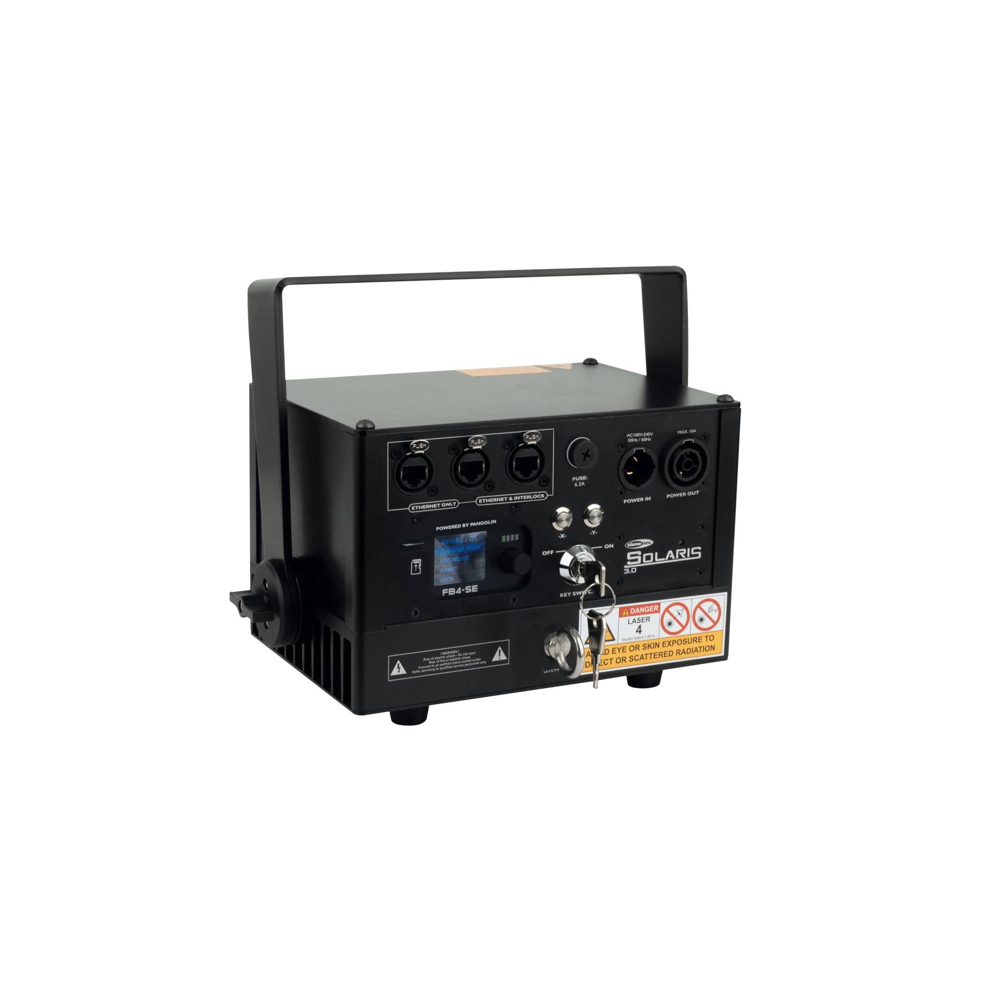 Showtec Solaris 3.0 High-Power RGB-Laser mit Pangolin FB4