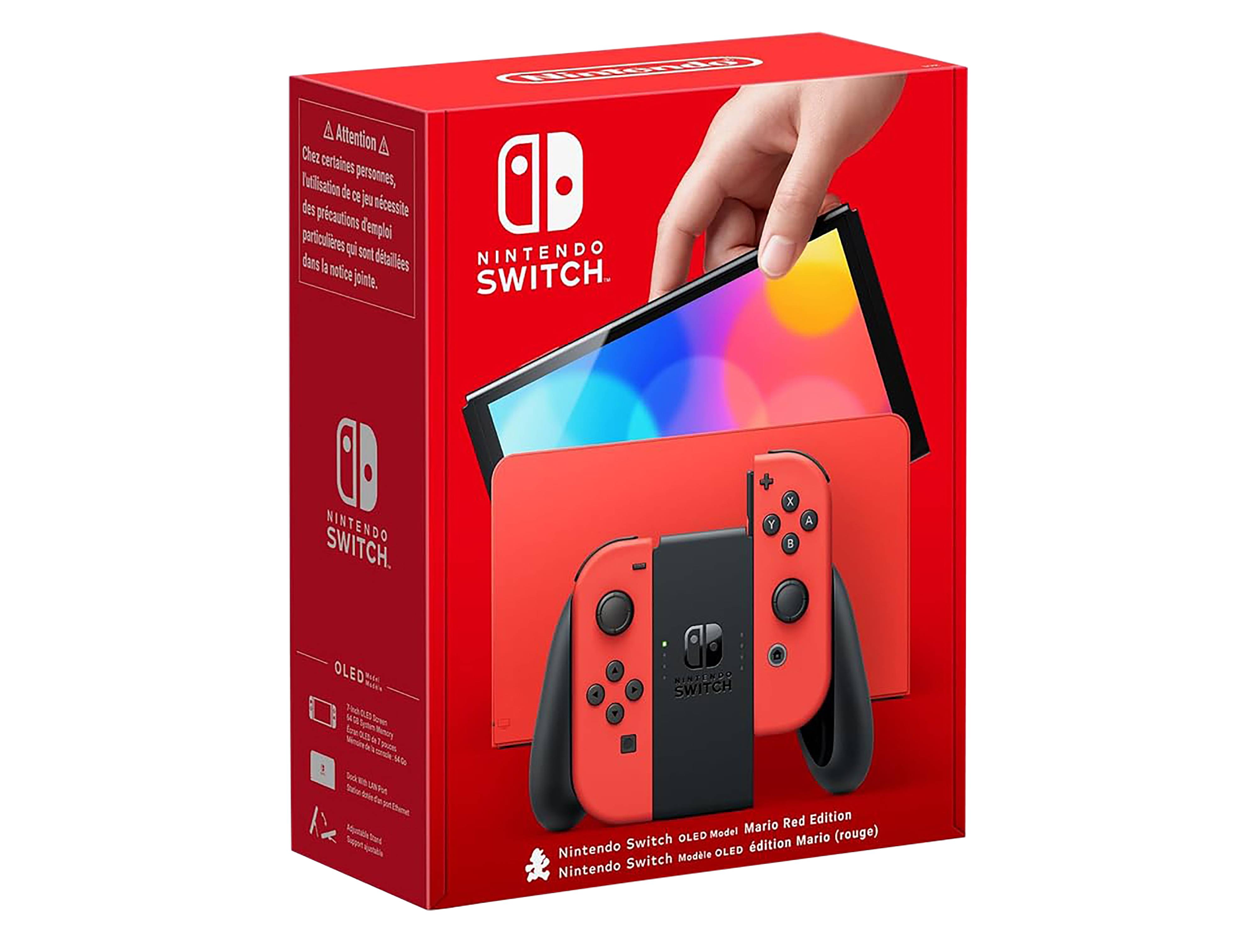 NINTENDO Konsole Switch Mario-Edition rot OLED